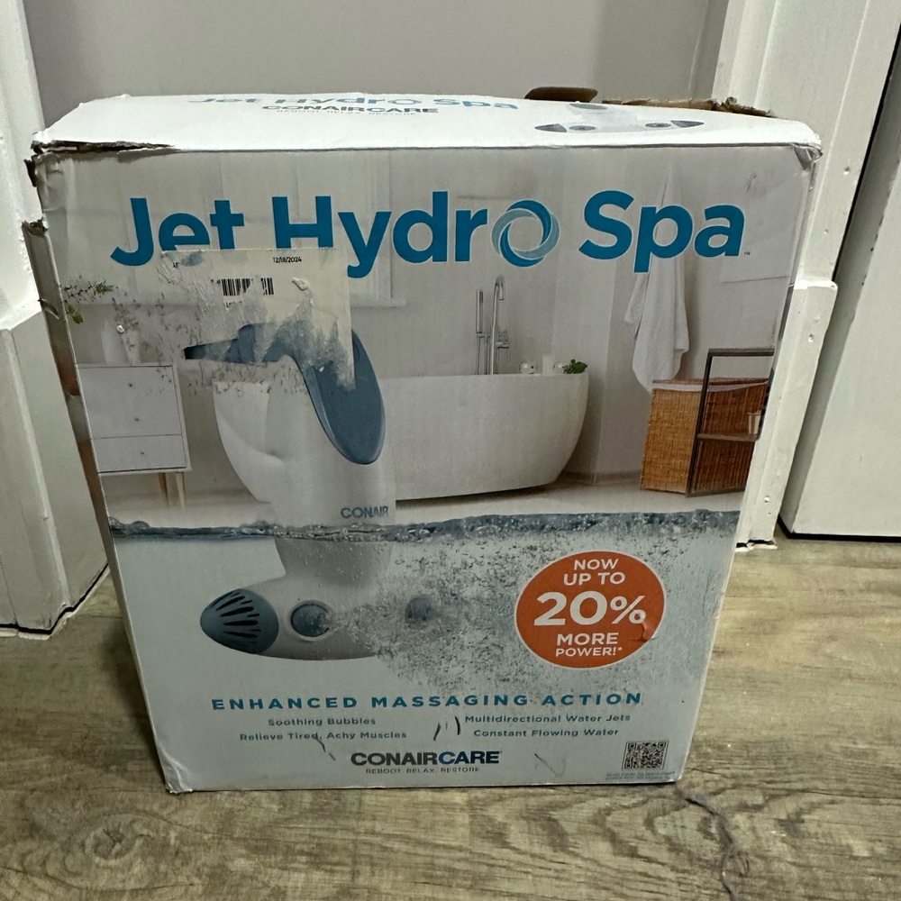 Conair Portable Bath Spa with Dual Hydro Jets for Tub Bath Spa Jet for Tub